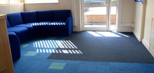 lateral® & 7700 grimebuster carpet tiles at Bevendean School