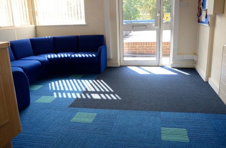 lateral® & 7700 grimebuster carpet tiles at Bevendean School