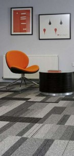 balance atomic, lateral®, zip & code carpet tiles at Ibbotson Architects Ltd