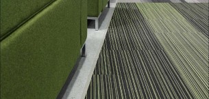 balance atomic, balance & strands carpet tiles at Royal Infirmary in Glasgow