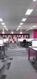 balance atomic, balance & strands carpet tiles at Royal Infirmary in Glasgow