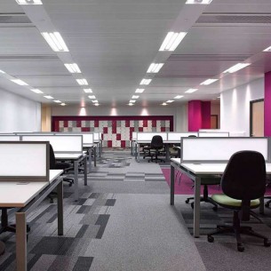 balance atomic, balance & strands carpet tiles at Royal Infirmary in Glasgow