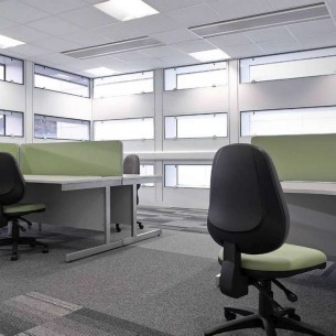 balance atomic, balance & strands carpet tiles at Royal Infirmary in Glasgow