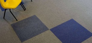 academy carpet tiles at Thornhill School