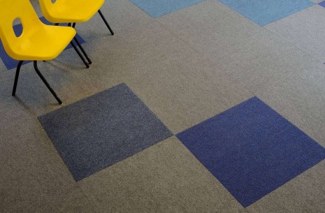 academy carpet tiles at Thornhill School