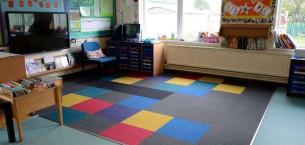 cordiale carpet tiles at Thornhill School