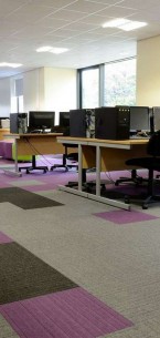 lateral® carpet tiles at Boston College