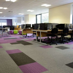 lateral® carpet tiles at Boston College