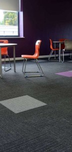 lateral® carpet tiles at Boston College