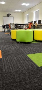 lateral® carpet tiles at Boston College