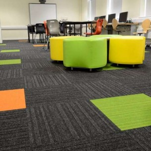 lateral® carpet tiles at Boston College