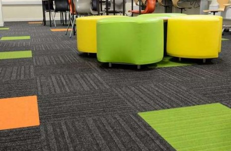 lateral® carpet tiles at Boston College