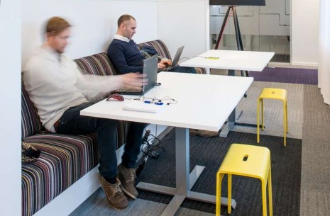 lateral® carpet tiles at Microsoft Sweden