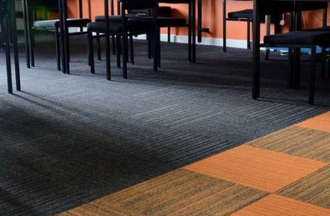 code & lateral® carpet tiles at Boston College