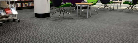 strands night carpet tiles at Shelley College Huddersfield