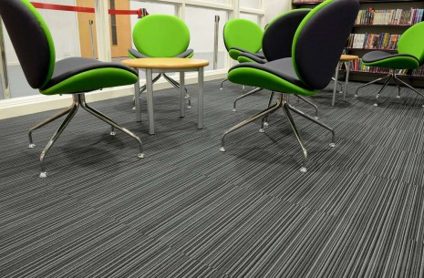 strands night carpet tiles at Shelley College Huddersfield