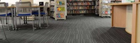 strands night carpet tiles at Shelley College Huddersfield