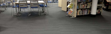 strands night carpet tiles at Shelley College Huddersfield