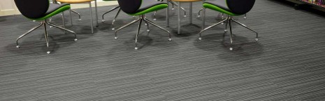 strands night carpet tiles at Shelley College Huddersfield