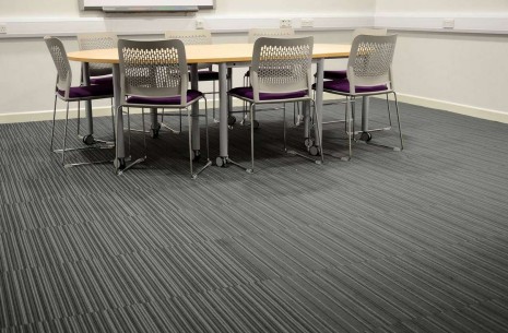 strands night carpet tiles at Shelley College Huddersfield