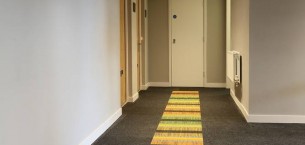 armour & structure bonded carpet tiles in apartments