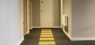 armour & structure bonded carpet tiles in apartments