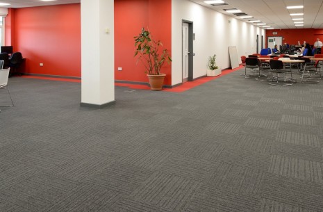 lateral carpet tiles at Solihull College