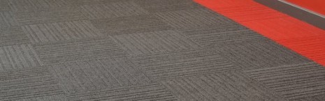 lateral carpet tiles at Solihull College