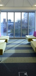 tivoli carpet tiles from burmatex at Loughborough University