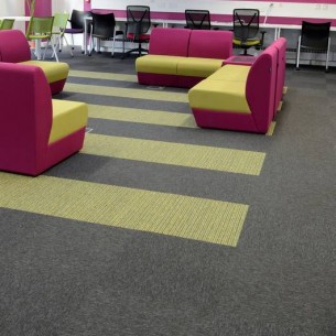 tivoli carpet tiles from burmatex at Loughborough University