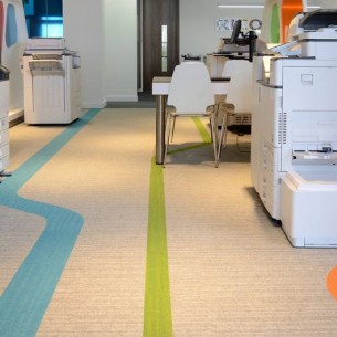 Ricoh UK - lateral carpet tiles